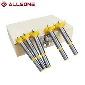 Набор сверл ALLSOME HT2552 для столярных работ, 5 шт., сверла Forstner наконечник шарнира