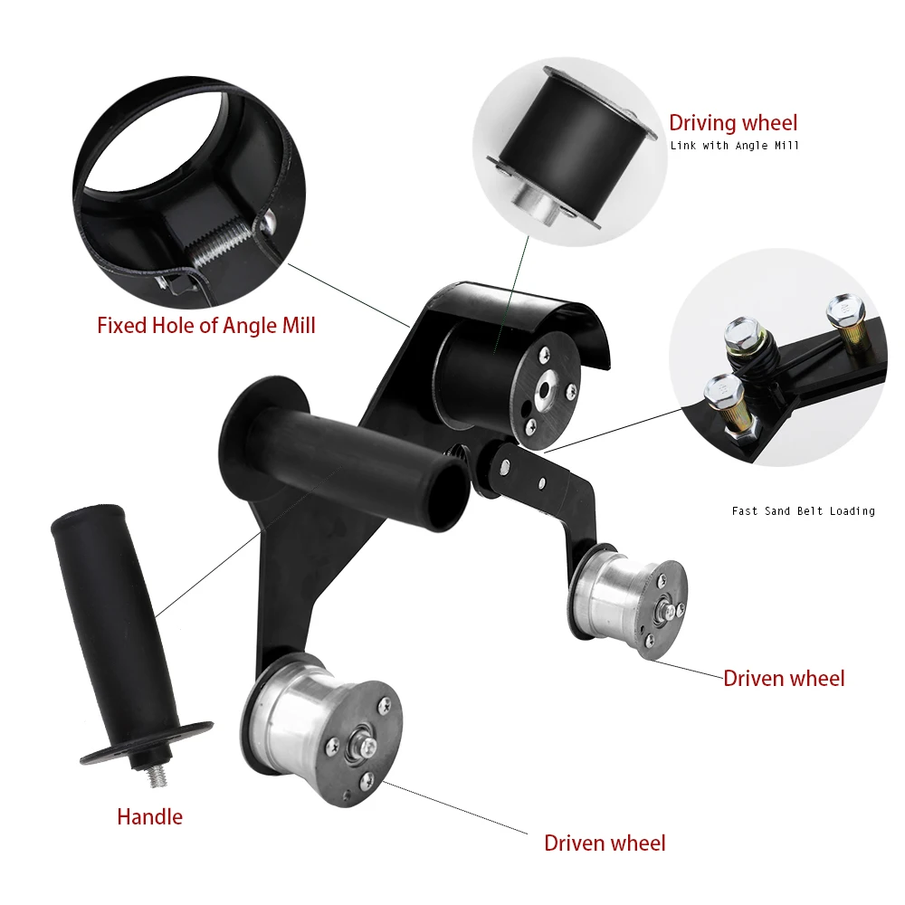 Professional Multifunctional Iron Angle Grinder Sanding Belt Adapter Accessories of Machine Grinding Polishing | Инструменты