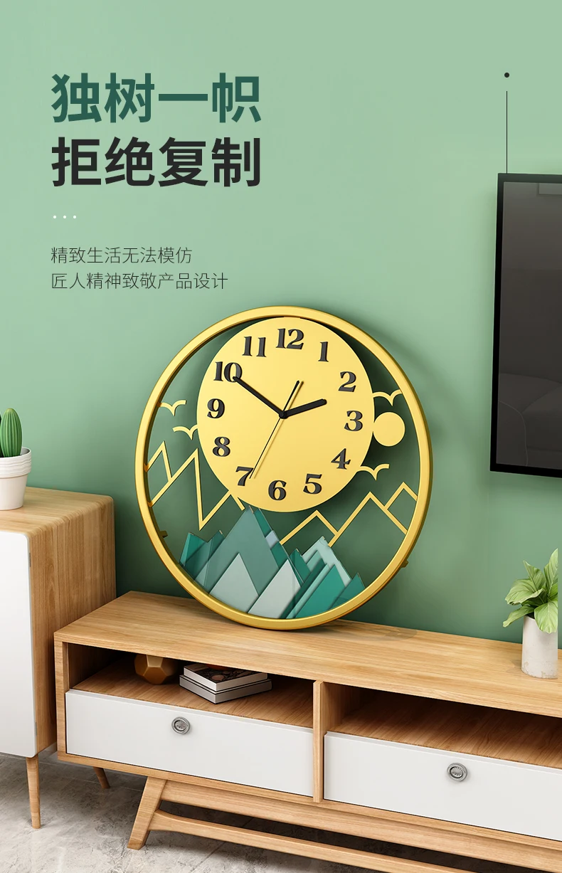 

Gold Luxury Wall Clock Metal Nordic Fashion Modern Unique Mute Wall Clocks Creative Special Orologio Parete Home Decor WE50WC