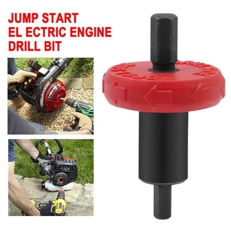 

Jump Start Electric Starter Bit Motor Starter Lawn Mower Leaf Blower Cultivator Engine Drills Adapter Household Gardening Tool