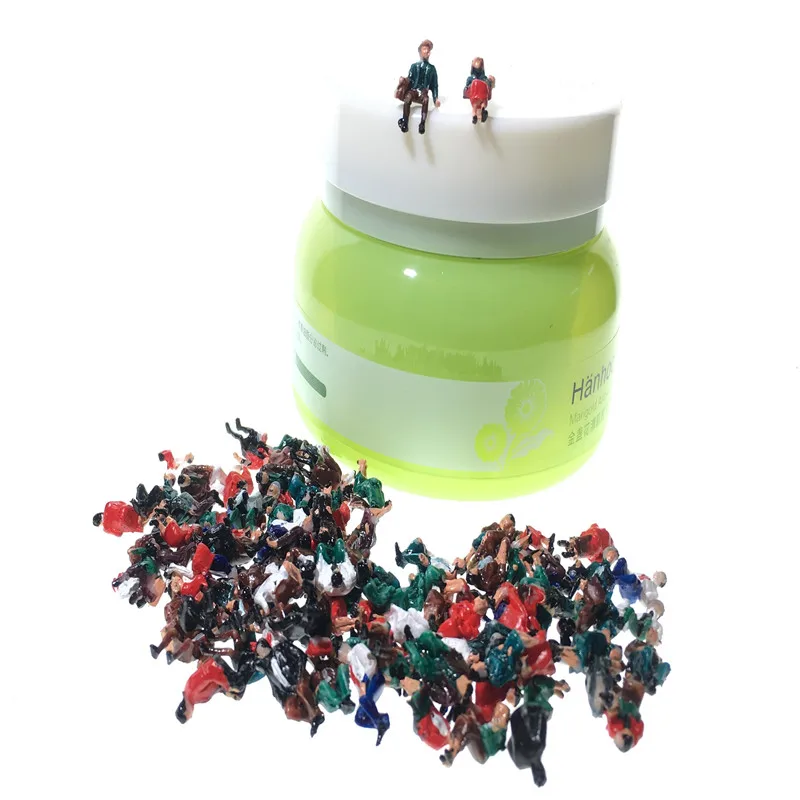 100 шт./лот архитектура мини пластиковая модель 2 см Хо постоянного фигуру и