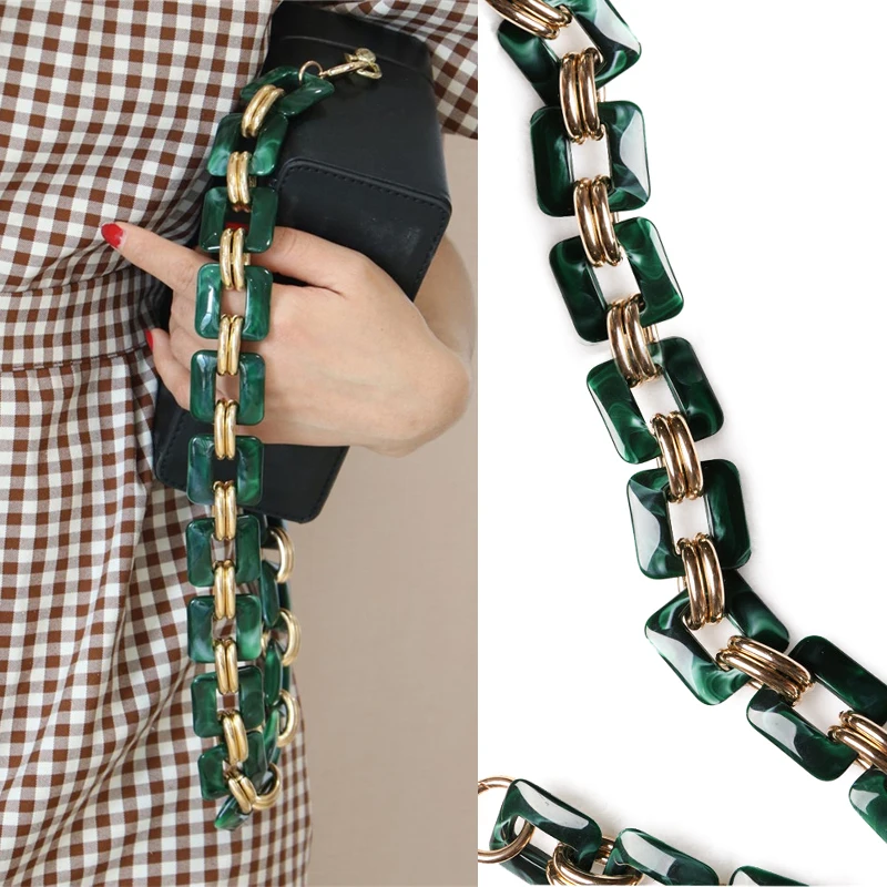 Роскошный дизайнерский ремень из акрилового сплава 50 см Высококачественная