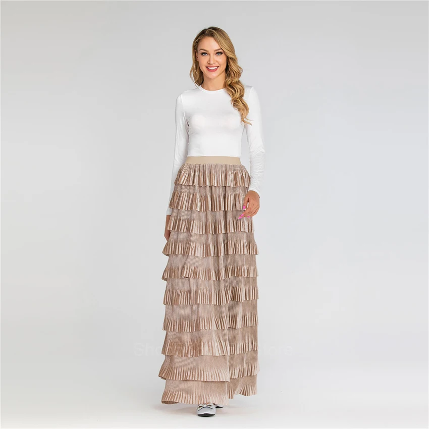 2021 мусульманское платье-кафтан традиционная одежда Рамадана многослойная юбка с