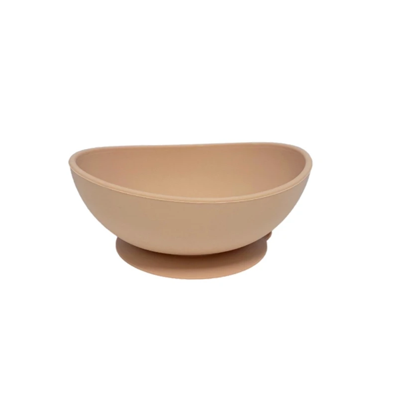 

Food Grade Silicone Baby Suction Bowl Non-Slip Children Dinner Plate Infant Dish