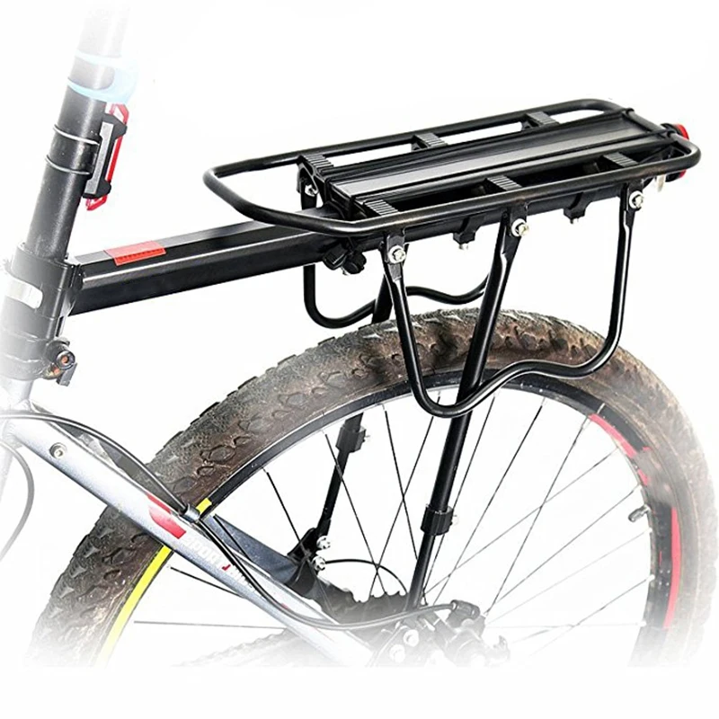 

Bike Rack Aluminum Alloy Frame Luggage Rear Carrier Rear Rack Trunk for Bicycles MTB Bike Rear Shelf with Mounting Wrench