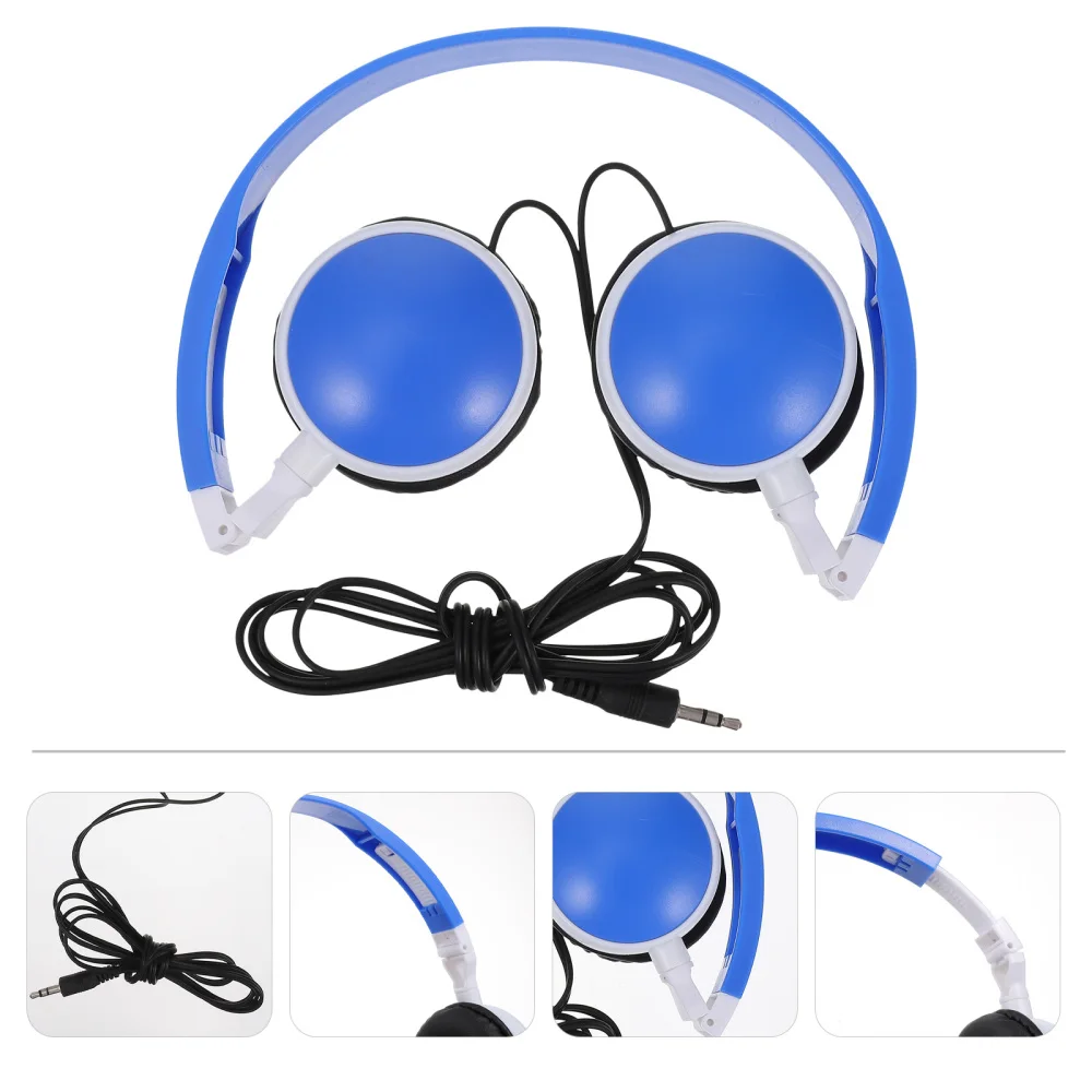 

1pc Kid Headphone Stereo Foldable Headset Children Wired Earphone