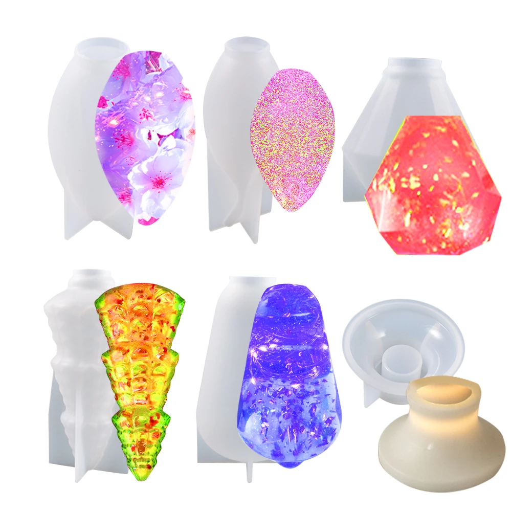 

Форма «сделай сам» для светильник ительной лампы, «сделай сам», клей для эпоксидной смолы, абажур, силиконовая форма светодиодный светодиод...