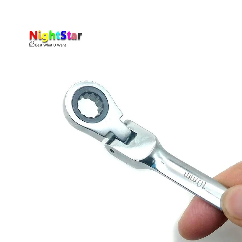 10 мм реверсивный Трещоточный ключ гаечный инструмент|reversible ratchet wrench|ratchet wrenchreversible