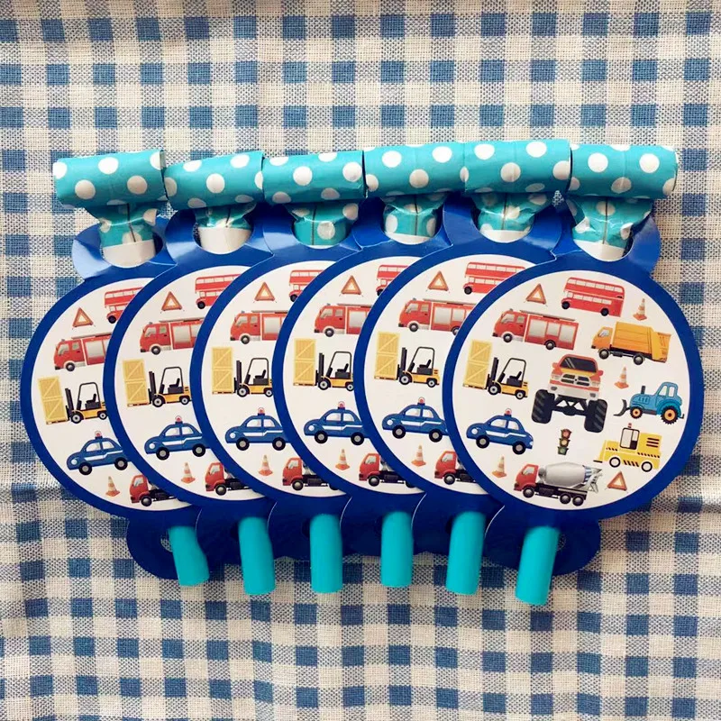 Разноцветные Одноразовые столовые приборы с принтом милых мультяшных