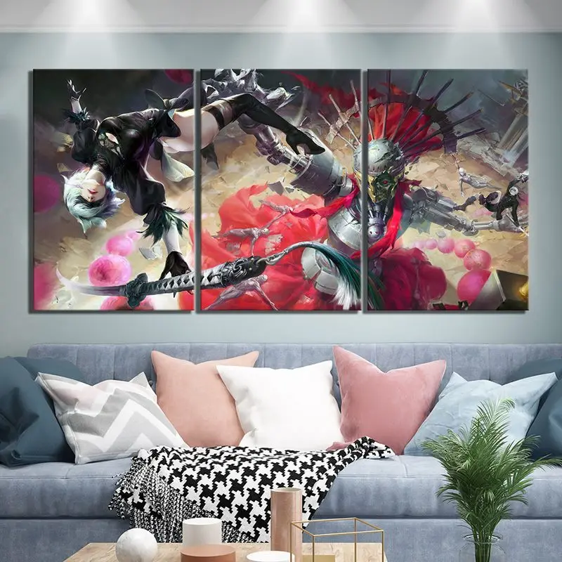 

Картина на холсте Nier Automata, 3 шт.