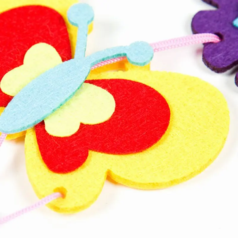 

DIY Wind Chime Children Handmade Cartoon Animal Non-woven Paste Making Material Package Boys Girls Gifts