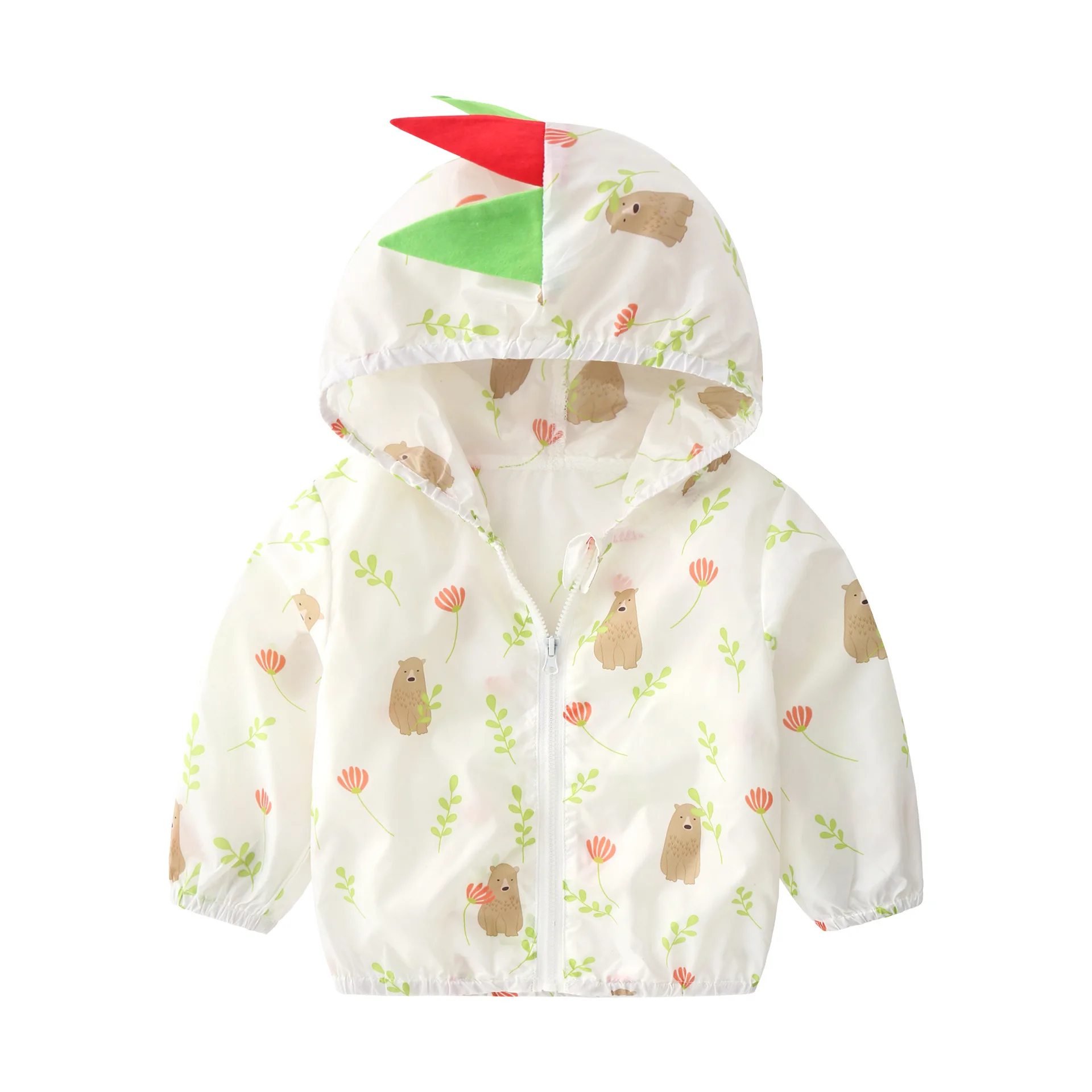 Летняя уличная Солнцезащитная кожаная куртка для девочек и мальчиков милая