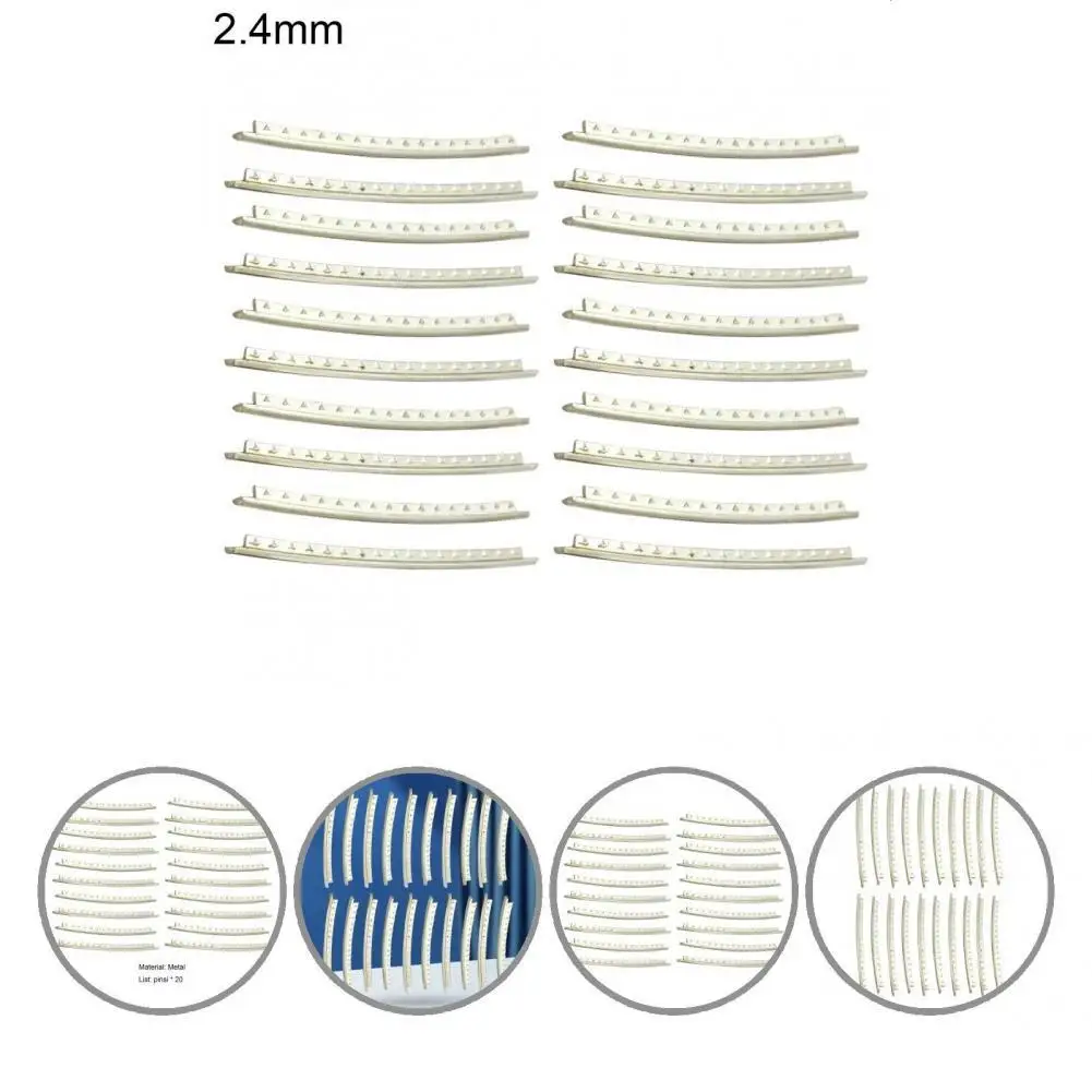 

Versatile 20Pcs Functional Electric Acoustic Guitar Frets Creative Guitar Frets Simple Operation for Professional Use