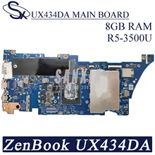 KEFU UX434DA Laptop motherboard for ASUS ZenBook UX434DA UX434D original mainboard 8GB-RAM R5-3500U
