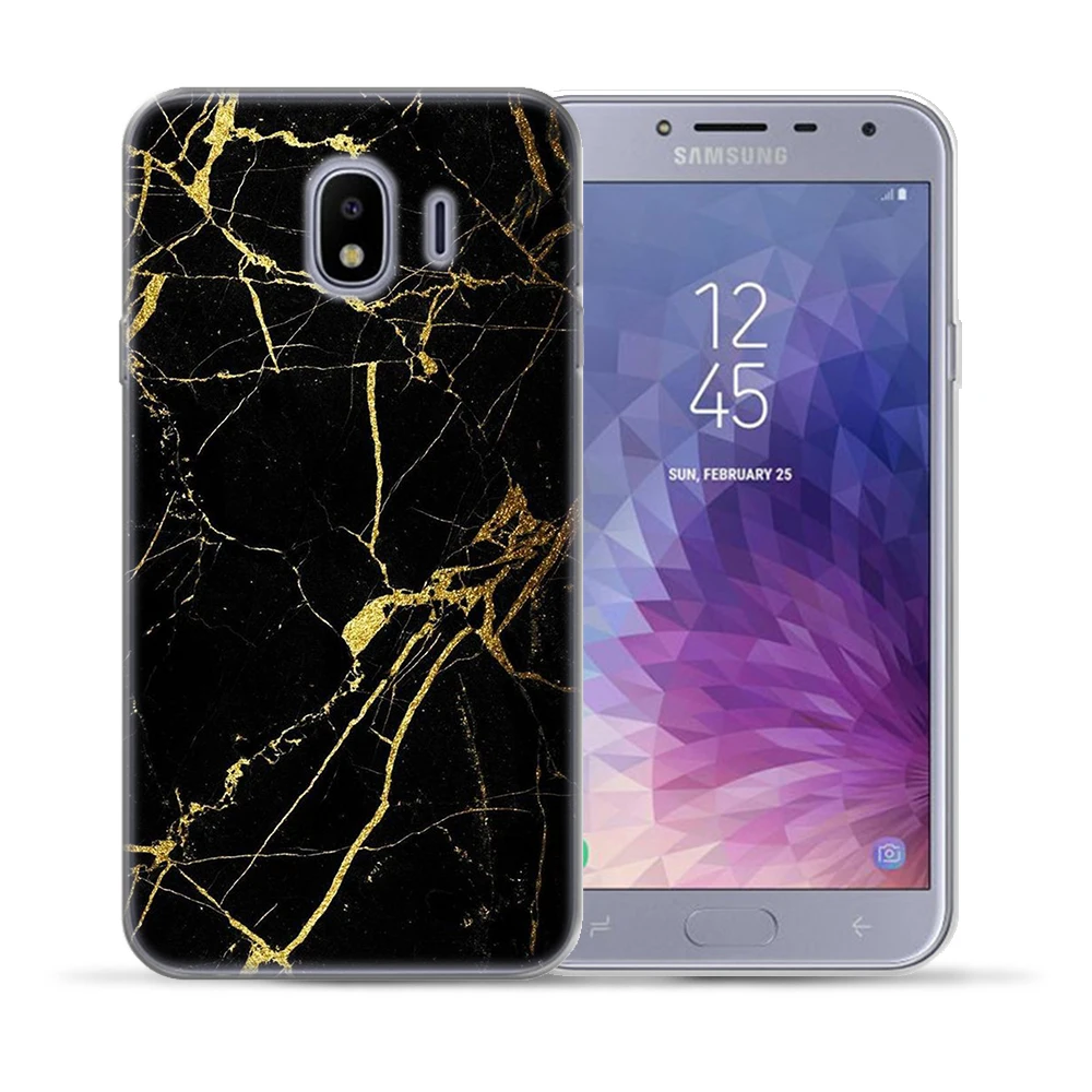 Мраморный геометрический Мягкий силиконовый чехол для Samsung Galaxy J3 J7 J8 J6 J4 Plus 2018 J5 2017