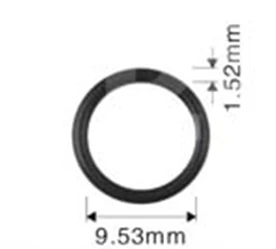 Уплотнительное кольцо для топливной форсунки Oring 9 53x1 52 Мммм 500 шт. 2007 кольца