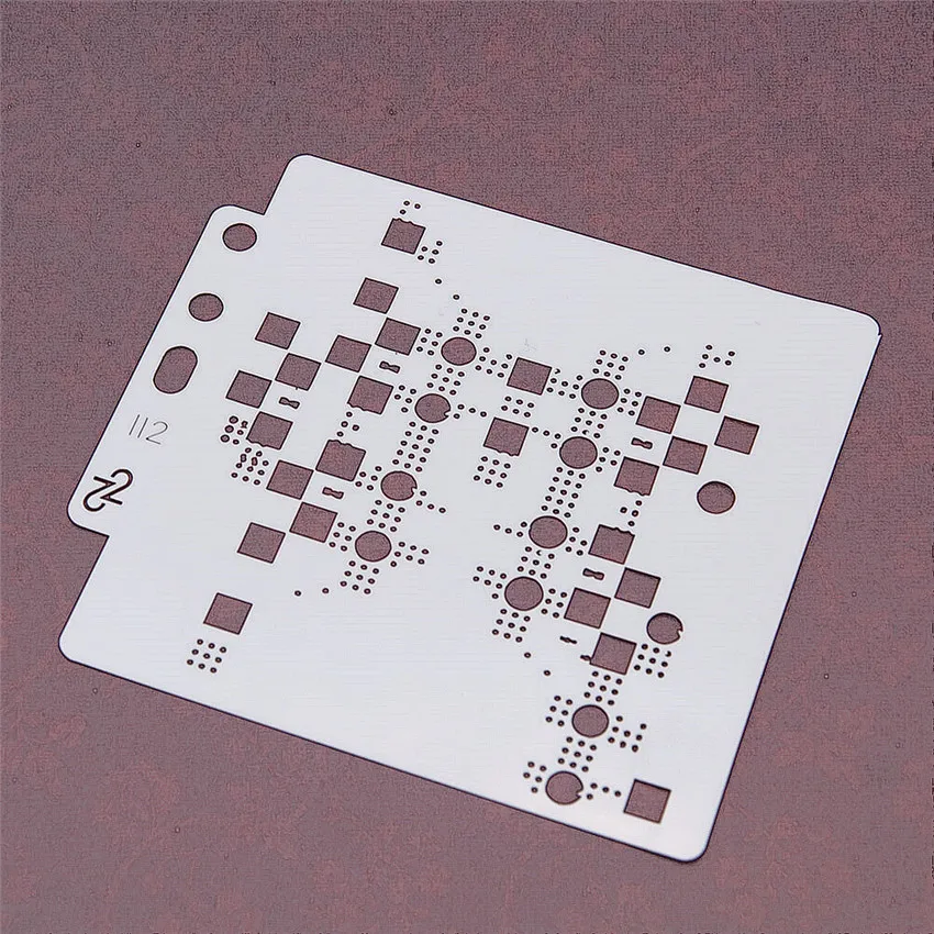 13x14 см сетчатый лабиринт трафареты для скрапбукинга Пластиковая форма щит сделай