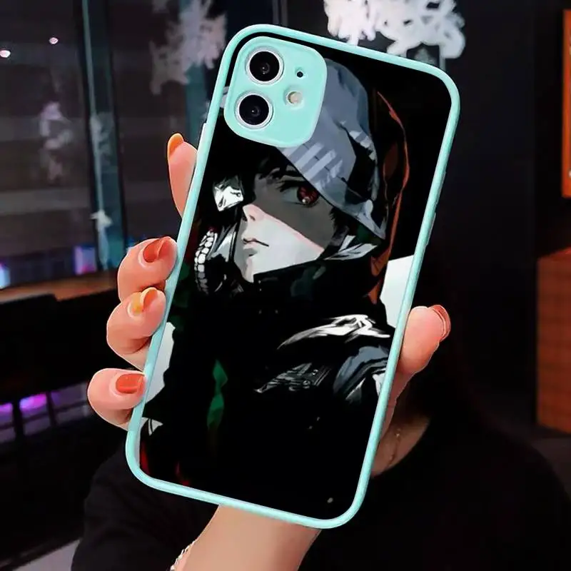 

Tokyo Ghoul Trendy Anime Phone Case Clear Funda matte transparent For blue iPhone 7 8 x xs xr 11 12 pro plus max mini