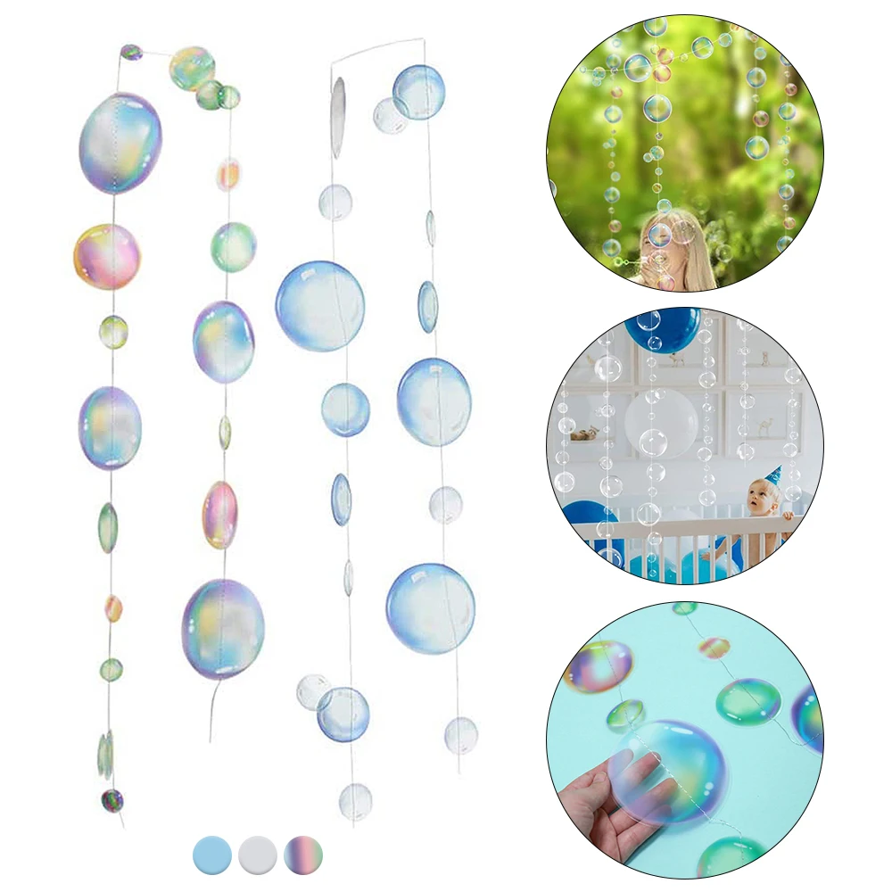Красочные пузырь гирлянда моделирование Bubble подвесной флаг морскую тематику
