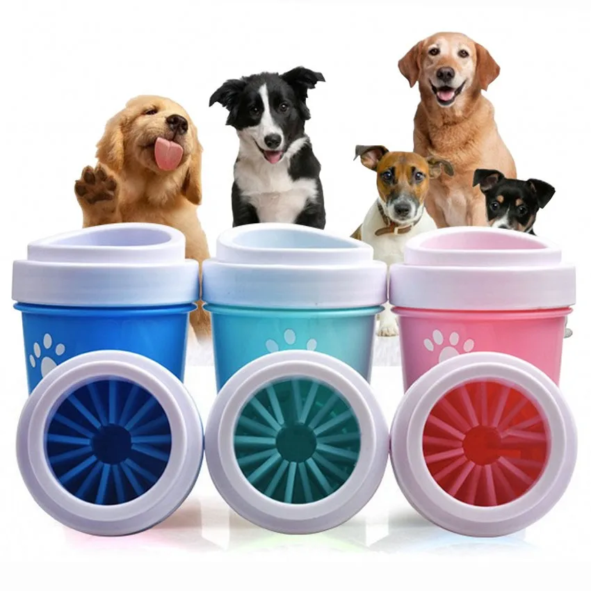 Собака стопы шайба чашка лапы щетка для чистки быстро грязные кошка ног мягкий