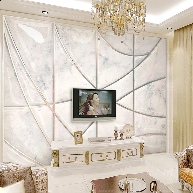 Оригинальный креативный мягкий 3d-пакет с геометрической текстурой под мрамор