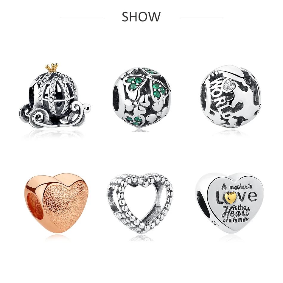 Шарм-подвеска из серебра 925 пробы божья коровка пчела корона сердце | Украшения и