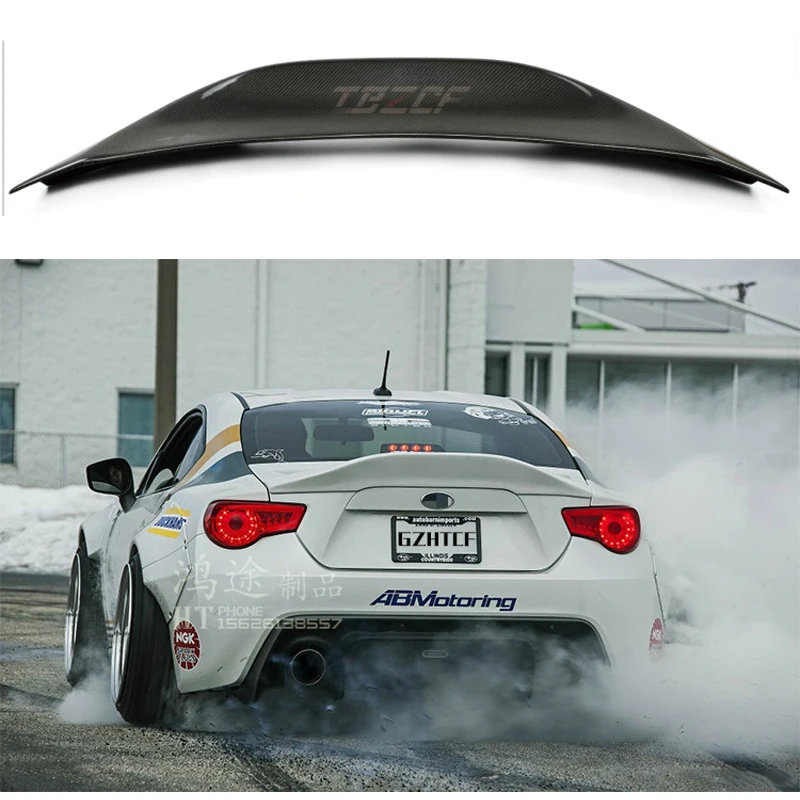 

For Subaru BRZ Car Tail Trunk Type FRP Fiberglass Material Paintless Spoiler for Toyota GT86 2012 2013 2014 2015