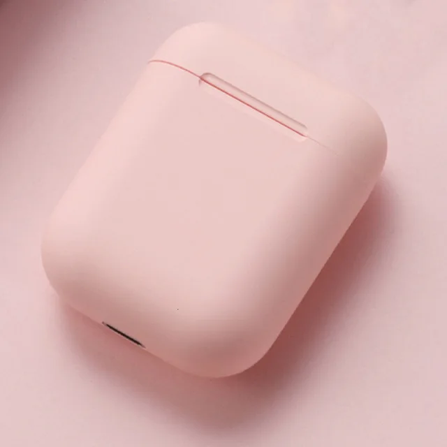 10 шт. Inpods 12 TWS беспроводные Bluetooth наушники - Цвет: Розовый