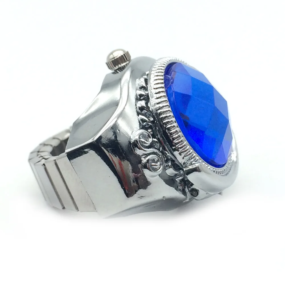 

Steel band ring watch men's and women's jewelry crystal children's Watch luxury fashion stainless steel watch