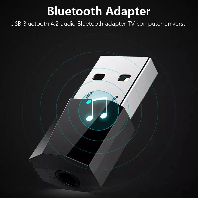 Беспроводной Bluetooth 4 2 приемник передатчик 3 5 мм разъем AUX стерео аудио USB адаптер