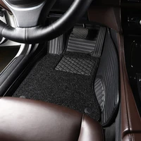 kaduo car foot leather mat customization suitable for most volkswagen models golf passat touareg phaeton black brown