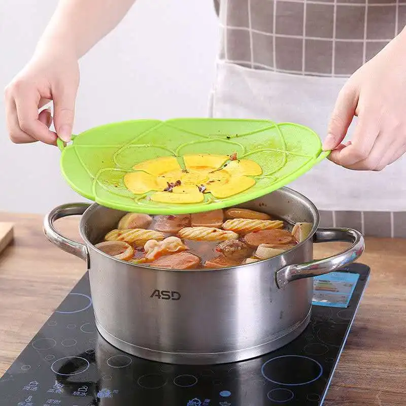 26CM Boil Over Safeguard Cover Silicone Spill Stopper Pot Pan Lid Multi-Function Cooking Tool Kitchen Gadgets | Дом и сад