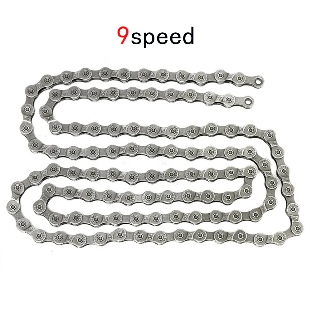 

Mountain Road Bike Bicycle Chain For-Shimano-Sram 9/18/27Speed 110 Link Wear-resistant Durable Cycling Bicycle Part Accessories