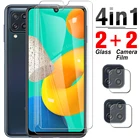 Закаленное стекло 4 в 1 для Samsung Galaxy M32, защитная пленка для экрана Samsung M62, M12, M51, M11, M21, M21s, M31, M31s, стекло