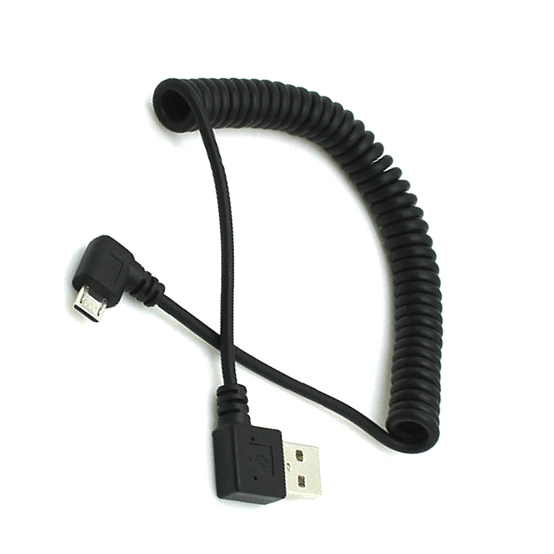 L гибкий кабель Micro USB 90 градусов левый usb для быстрой зарядки и синхронизации