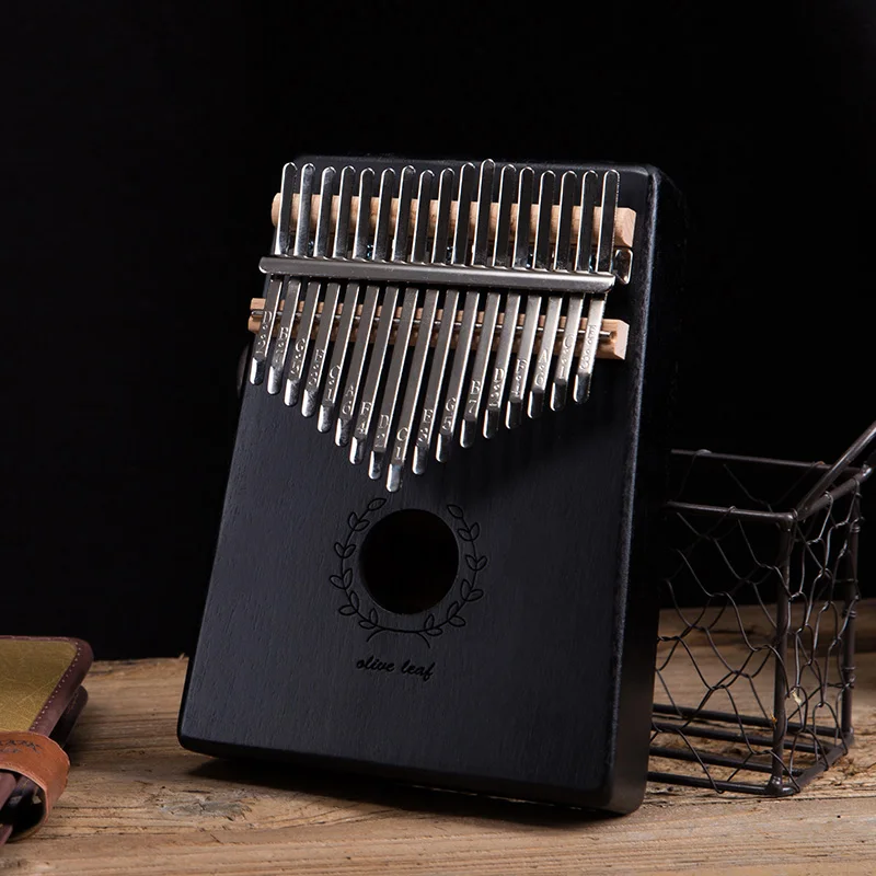 17 клавиш Bull калимба большой палец пианино для начинающих корпус из красного
