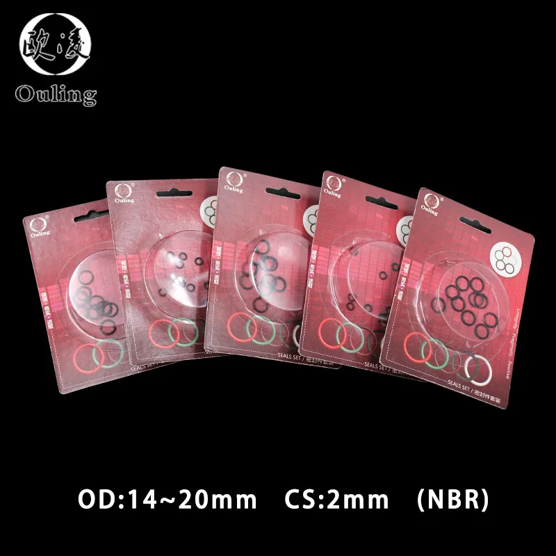 Уплотнительное кольцо из нитрильного каучука в коробке водонепроницаемое