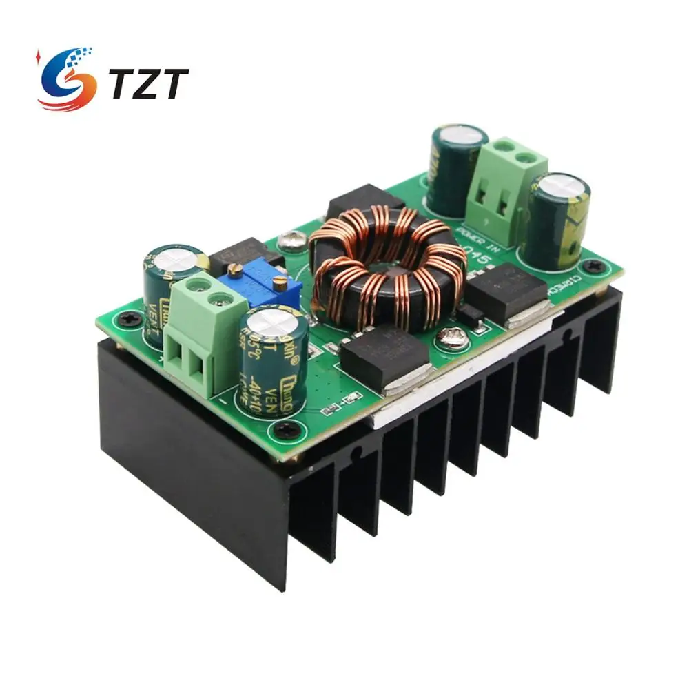 

TZT 5V-30V To 1.25-30V 8A Voltage Regulator Converter 300W Automatic Step-Up/Down Boost Buck CVCC Power Supply Module