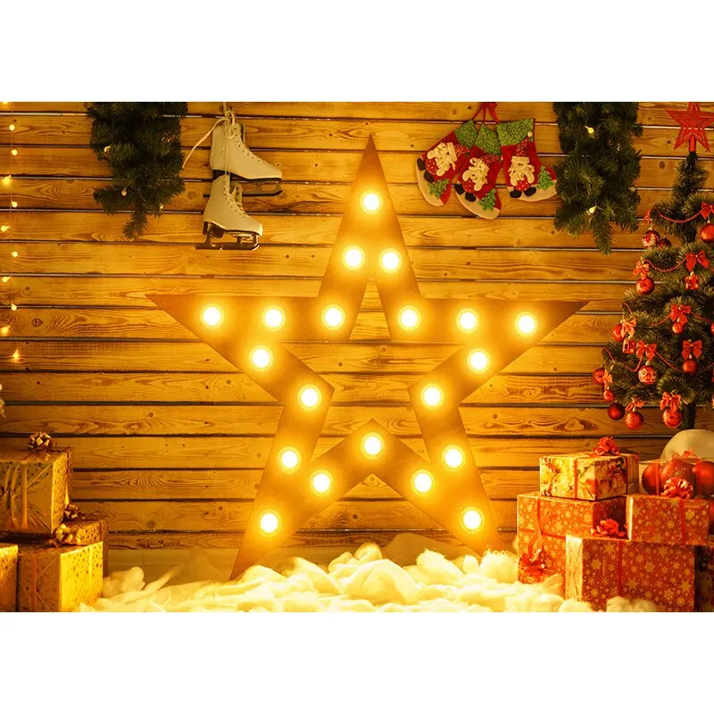 

Vinyl Custom Photography Backdrops Christmas day Theme Photography Background 91106DJ-28