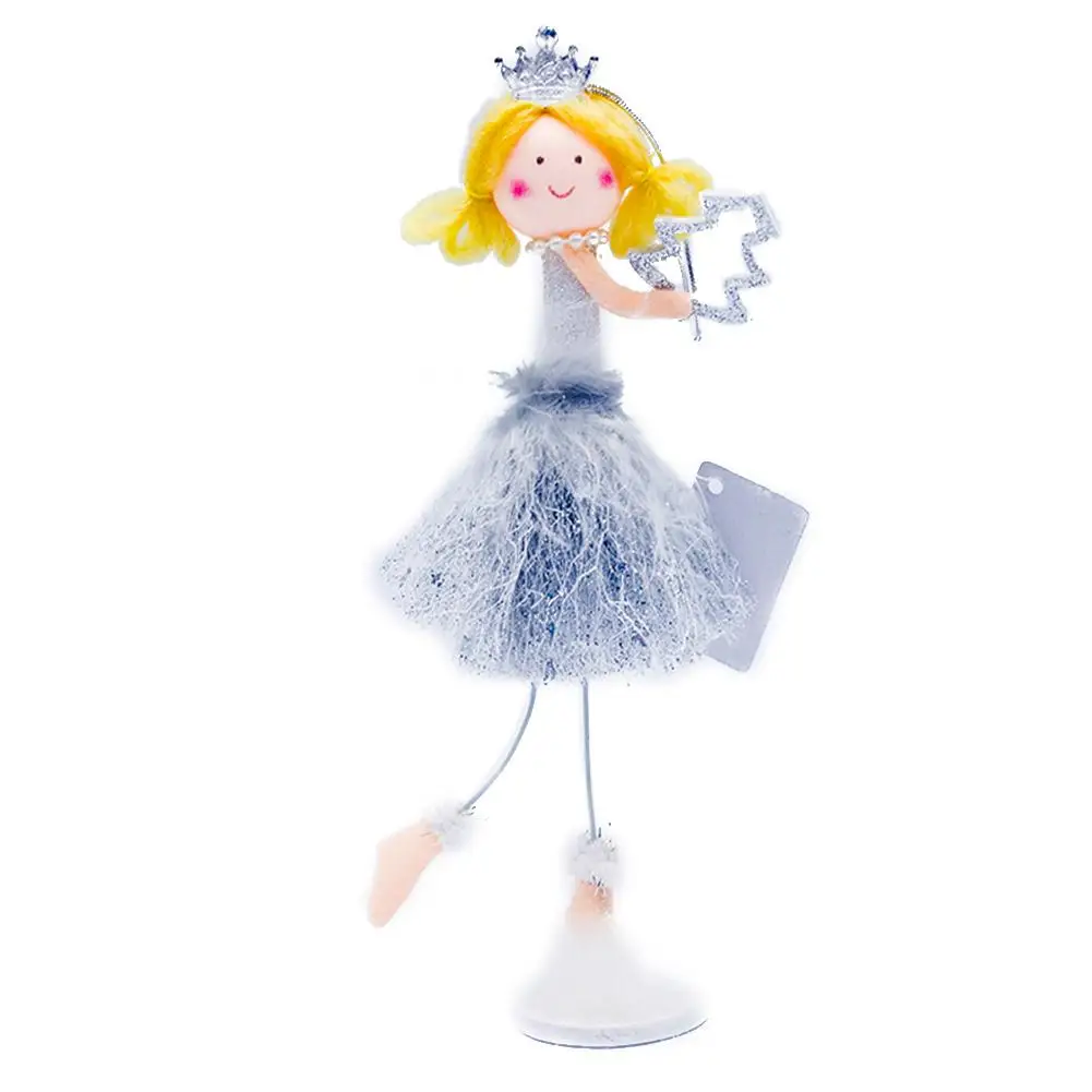 Hot Christmas Tree Hanging Ornaments Cloth Santa Claus Snowman Xmas Tree Toy Doll Hang Decoration Christmas Decorations for Home - Цвет: T