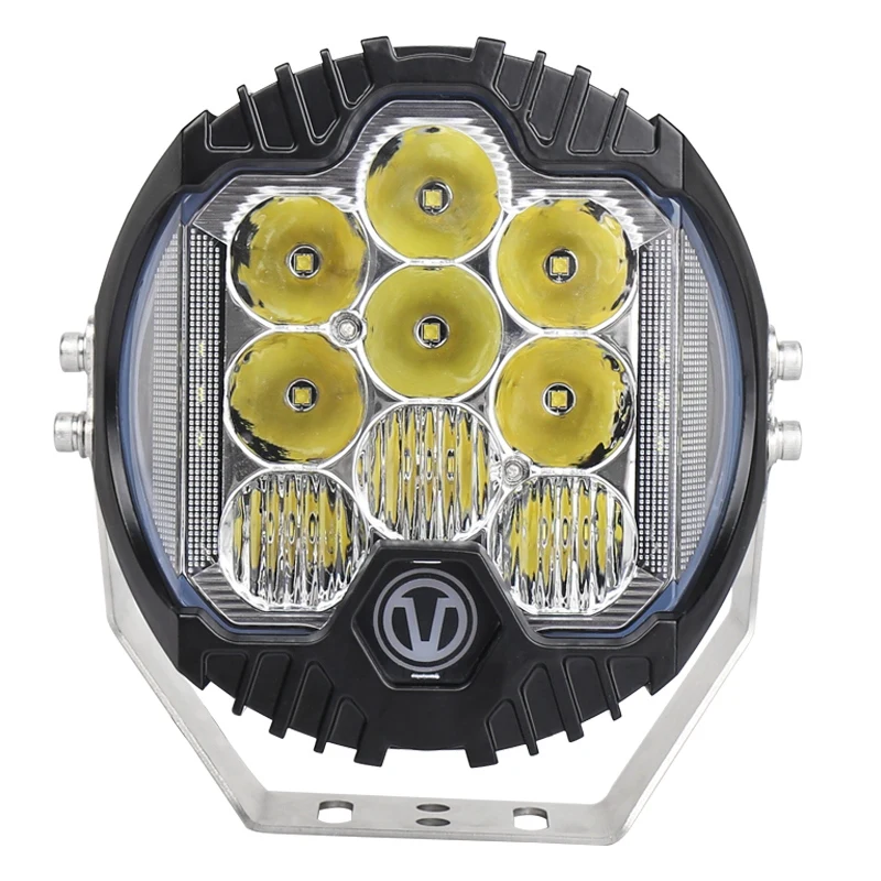 

12V/24V 5 Inch Off-Road Led Work Headlight 50W 5000Lm Round Headlight 4X4 Off-Road Truck Tractor Atv Suv Driving Fog Light Exter