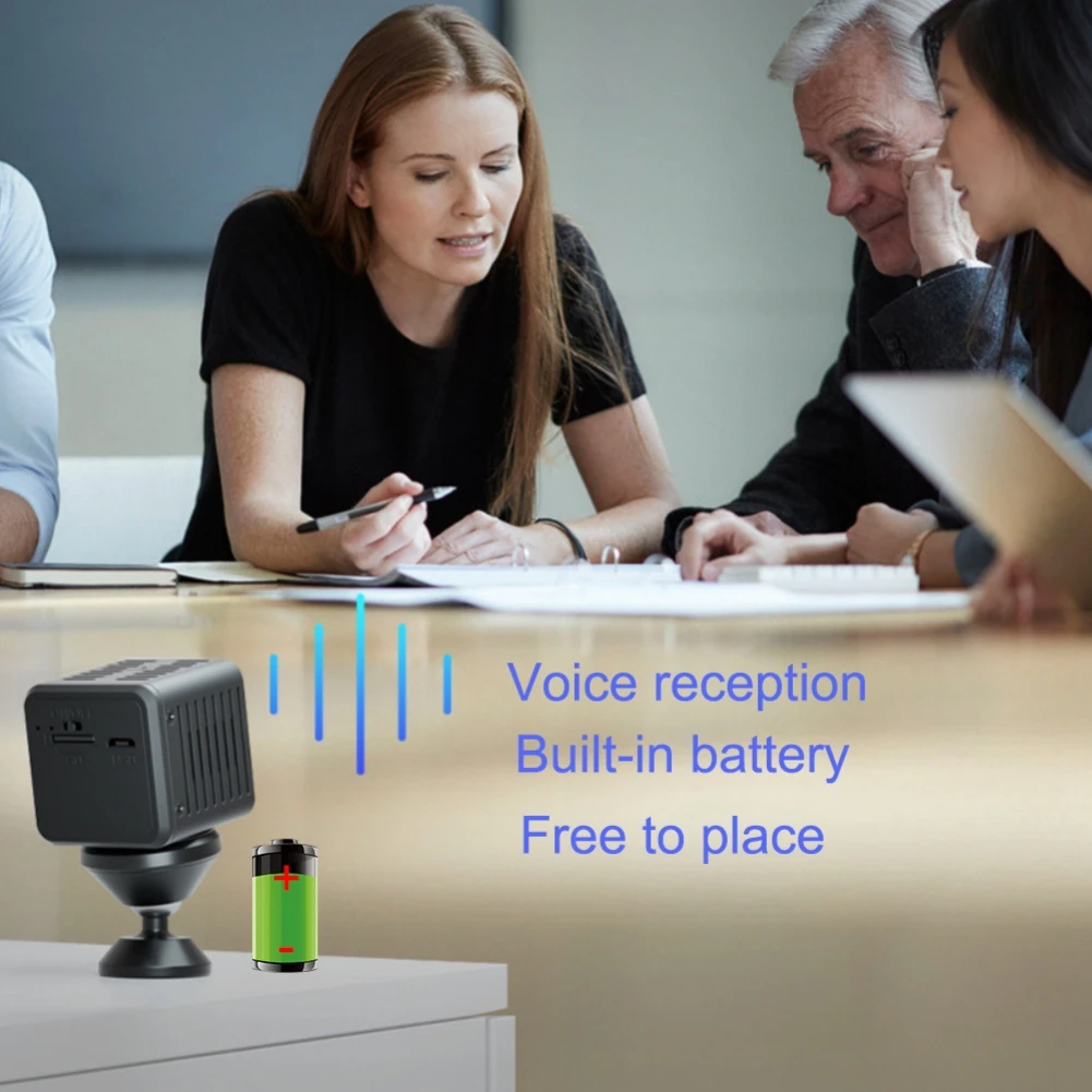 Rechargeable Mini Camera WiFi Wireless IP 1080P HD Home Security Camcorders Night Vision Motion Detection Tiny Nanny Cam | Электроника