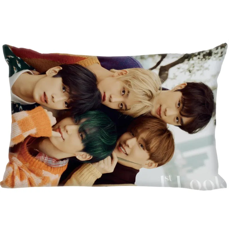 

KPOP CIX Printed Rectangular Silk Pillowcase Two Sides Custom your image 35x45cm,30x60cm,40x60cm,45x75cm,50x75cm