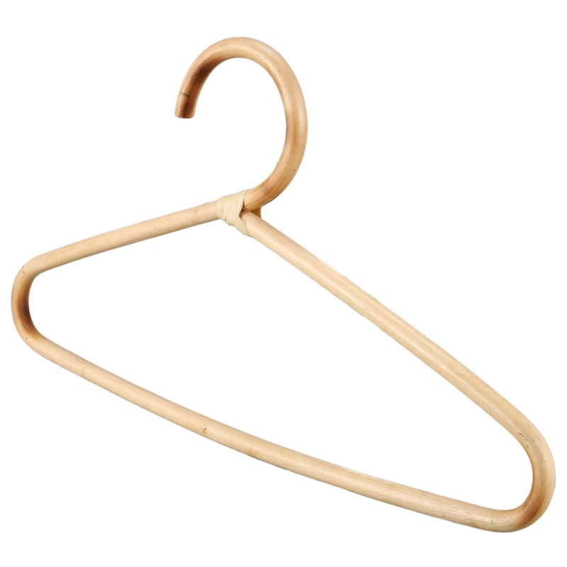

Rattan Clothes Hanger Style,Garments Organizer,Rack Adult Hanger,Room Decoration Hanger for Your Clothes.