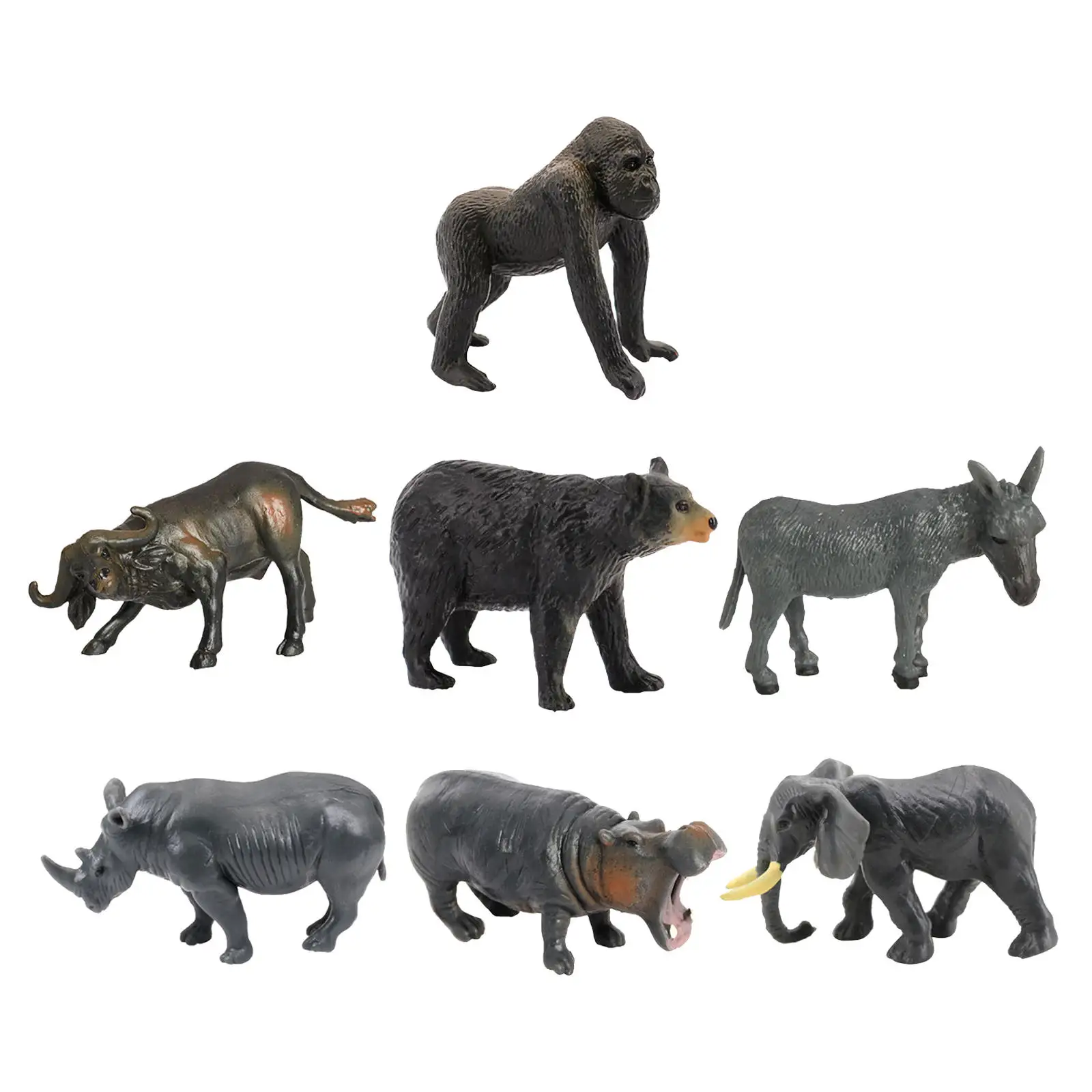 

Simulation PVC Wildlife Animal Figurines Zoo Forest Model Toy Preschool Learning