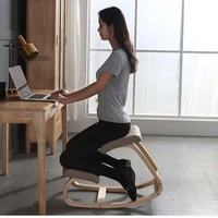 shaye original kneeling chair stool ergonomic correct posture knee chair anti myopia chair wooden home office furniture