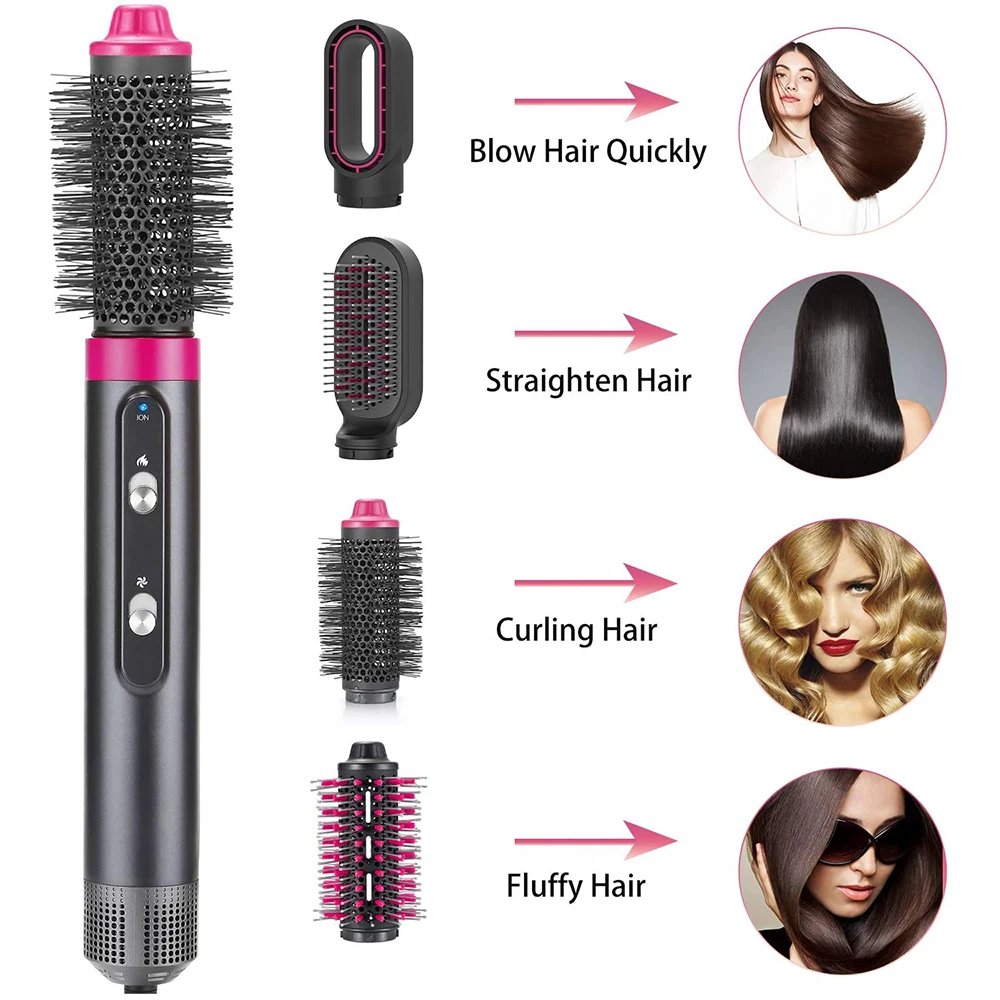 Один шаг фен и вольюмайзер горячий воздух кисть 4 в 1 щетка использования