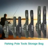 lixada 100cm130cm150cm fishing bag folding fishing rod reel bag pole gear tackle tool carry case carrier storage bag organizer