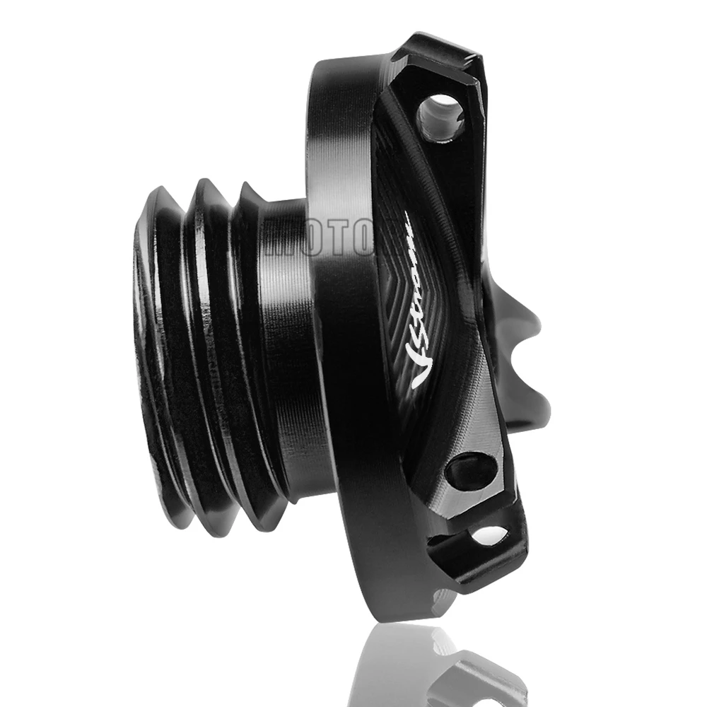 Для мотоцикла Suzuki DL650 V-STROM 2004-2020 DL1000 VSTROM 2002-2019 DL 650/1000 Заглушка для масляного бачка двигателя из алюминия с ЧПУ-обработкой.