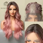 Парик женский Синтетический на шнуровке с длинными волнистыми волосами